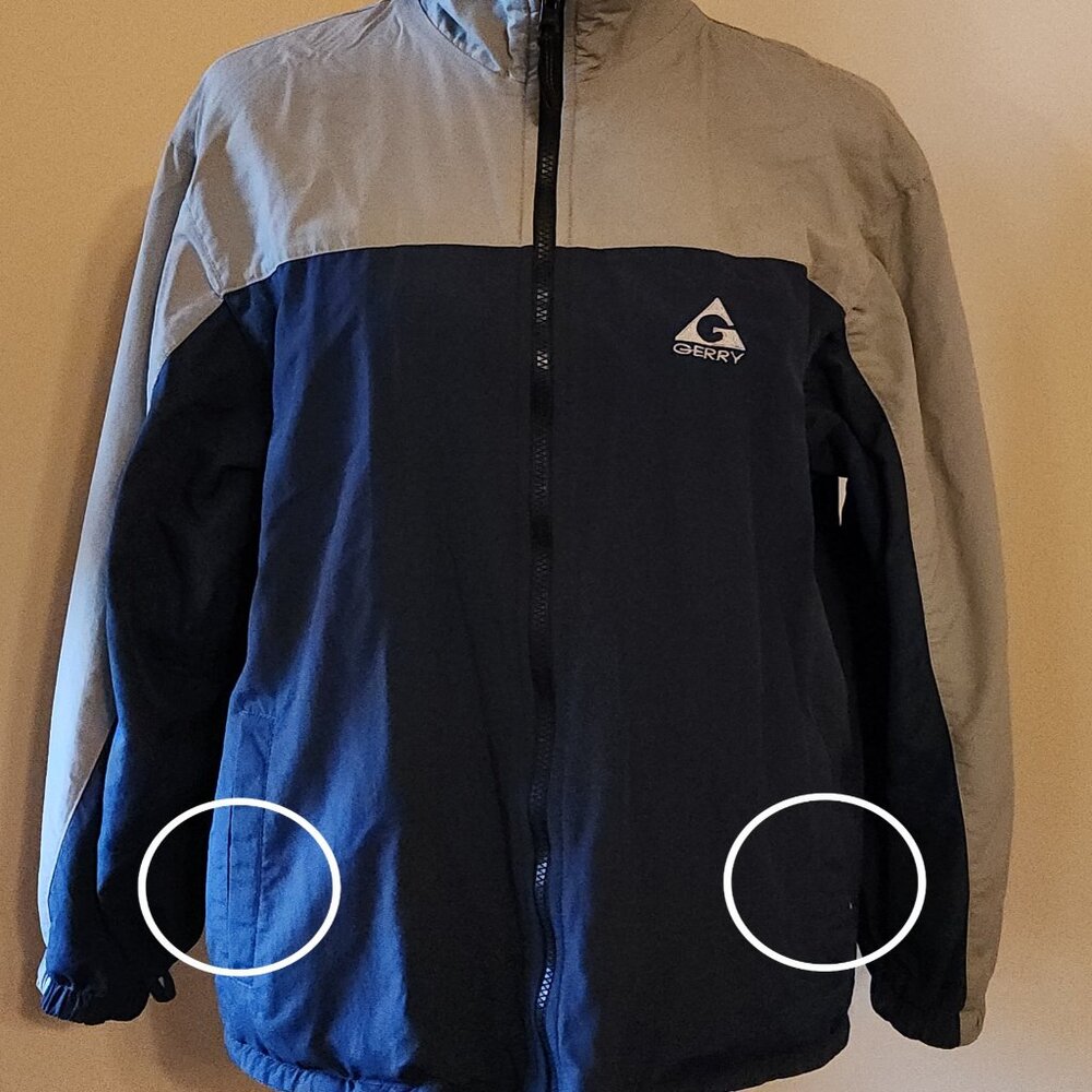 Gerry 3-in-1 Coat: Hooded Shell, Reversible Fleece Jacket Lining, Men's Medium - Picture 14 of 16